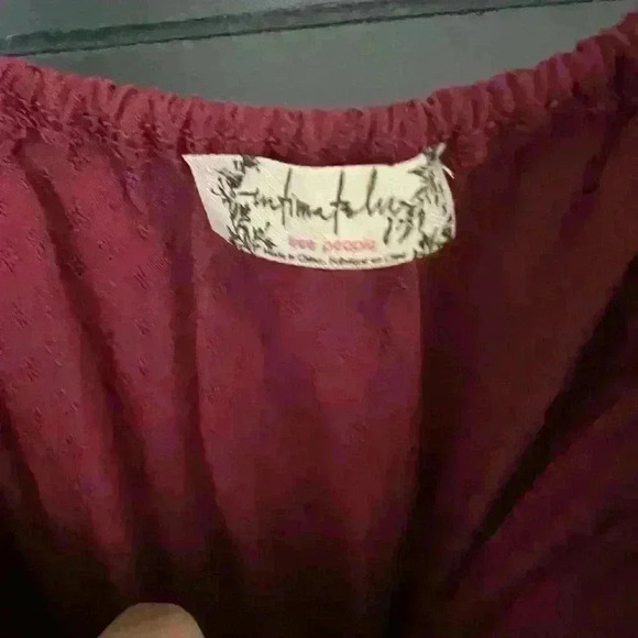 Free people bohemian tie waist dress size medium - Picture 4 of 5